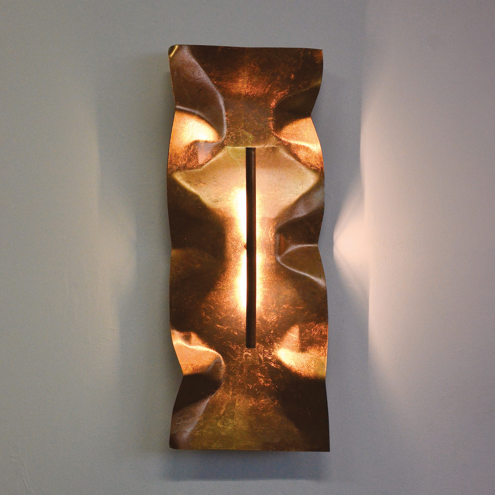 Knikerboker Crash Tube LED-Wandleuchte, 60x25cm