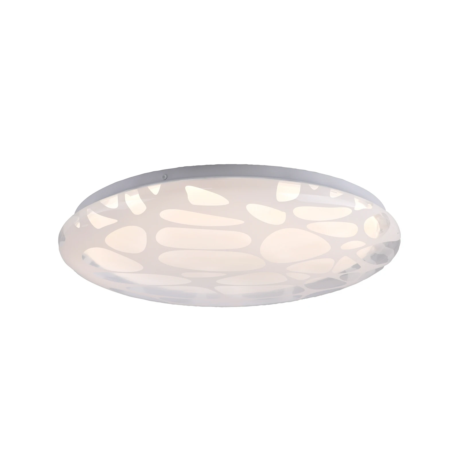 ART Plafo 14009 LED ceiling lamp, white, iron, remote control