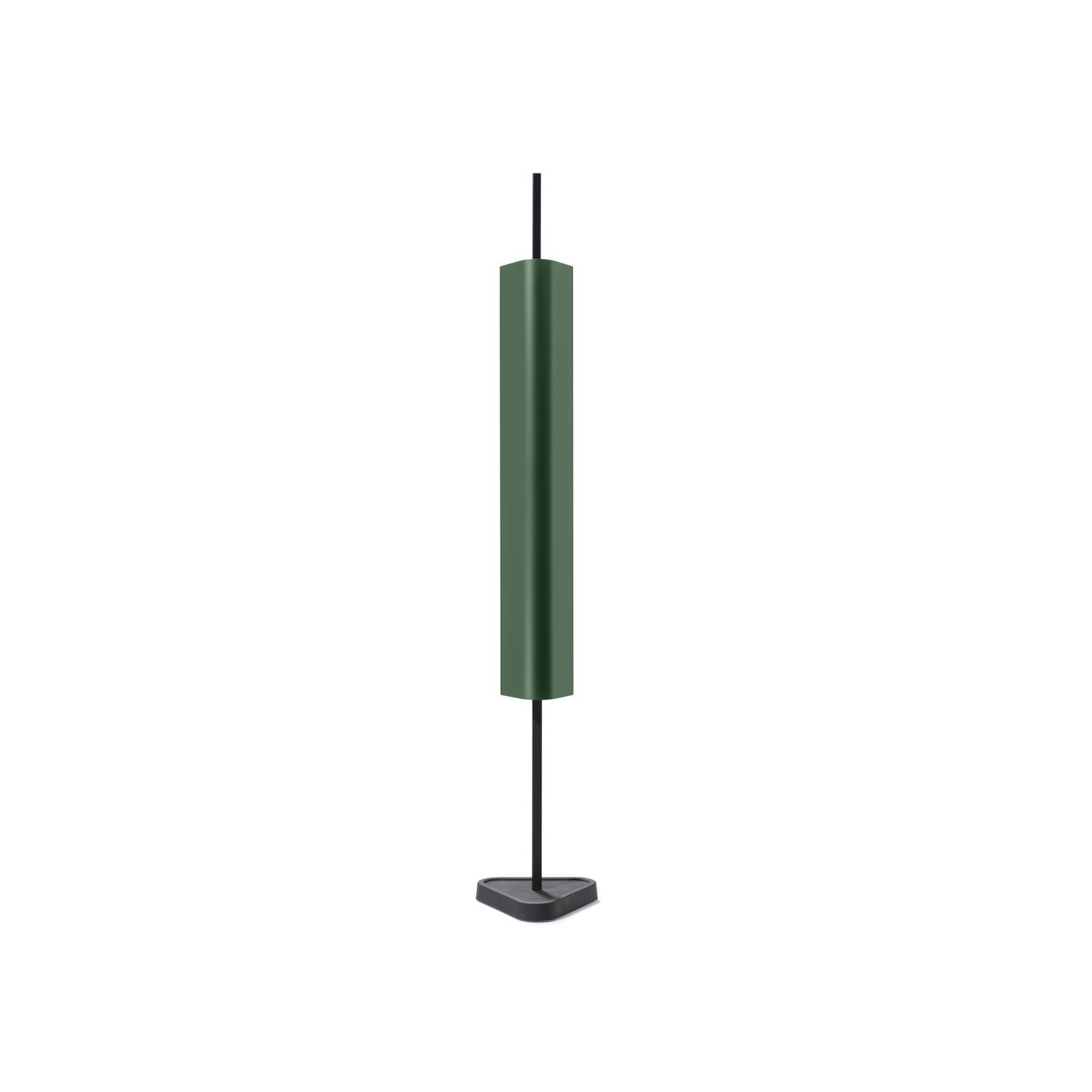FLOS LED-Tischleuchte Emi, dunkelgrün, dimmbar, Höhe 114 cm