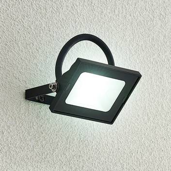 Lindby Aine vonkajší LED reflektor čierny 6,7 cm