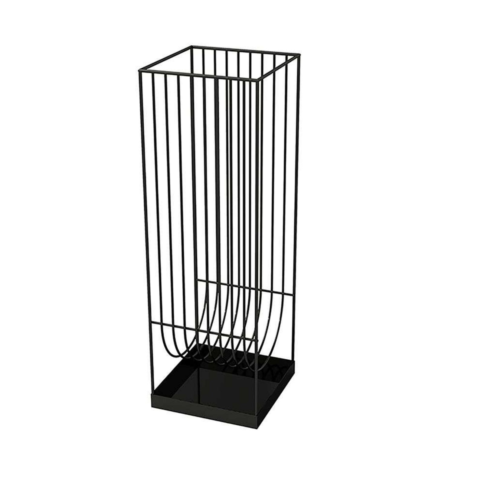 Curva Umbrella Stand Negru - AYTM