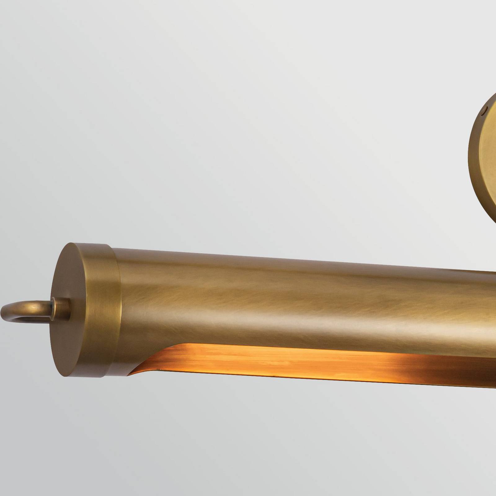 Wandlampe WYNWOOD, altmessing, Breite 81 cm, Metall, 2 x E27 günstig online kaufen