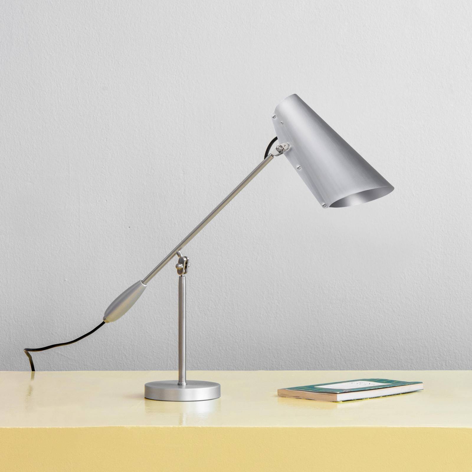 Northern Birdy - lampe à poser rétro, grise