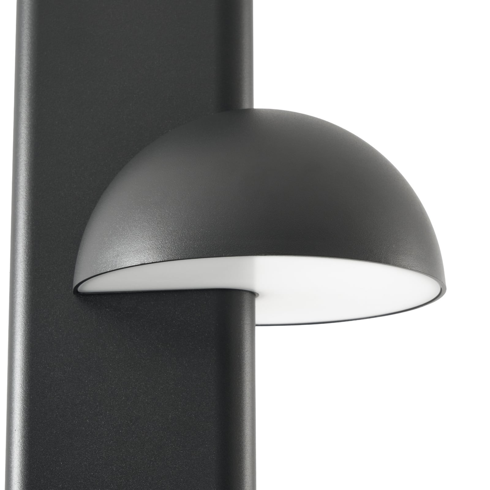 Lucande LED-Außenleuchte Velira, schwarz, 220 cm, 3-flg.