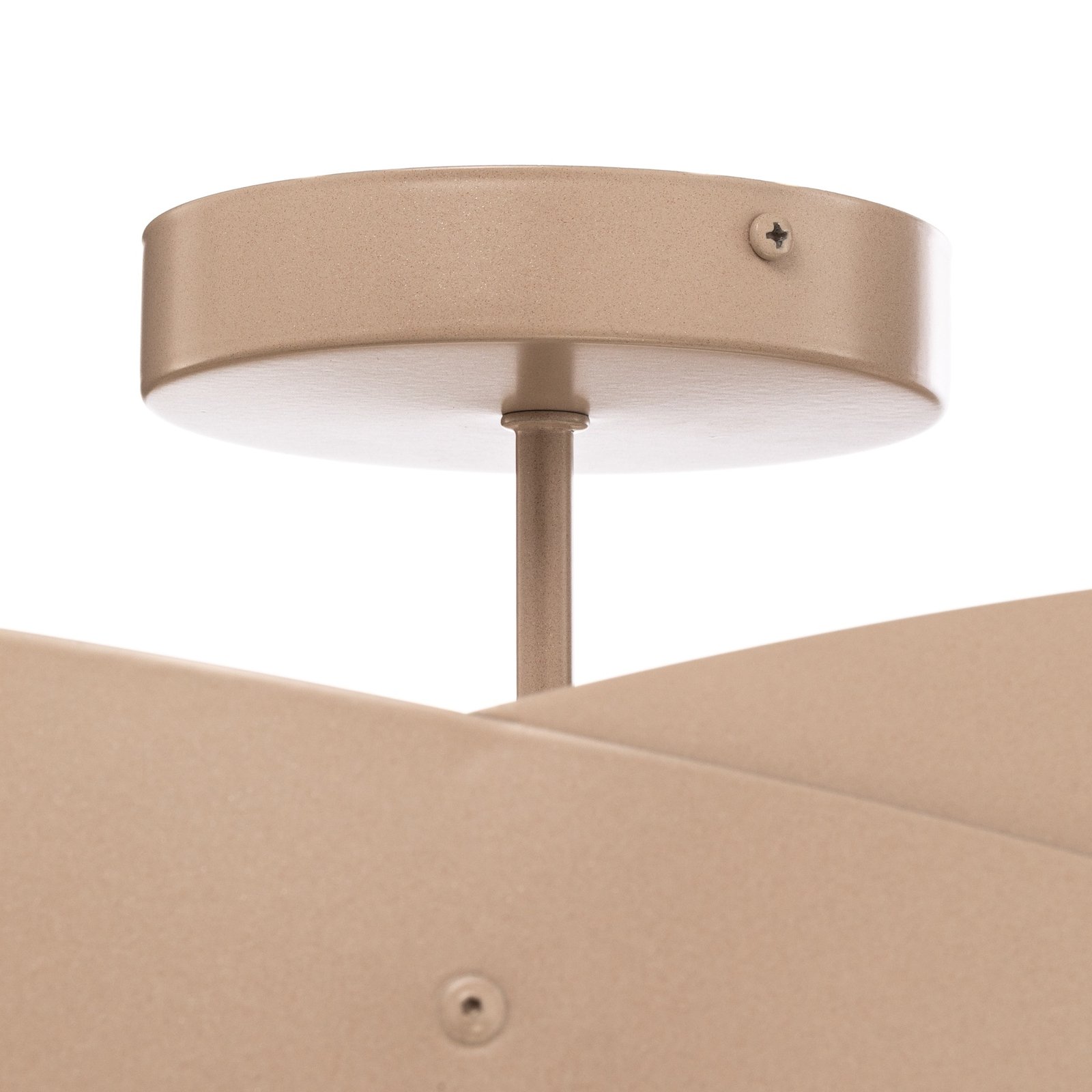 Euluna Tornado ceiling light, beige, Ø 50 cm