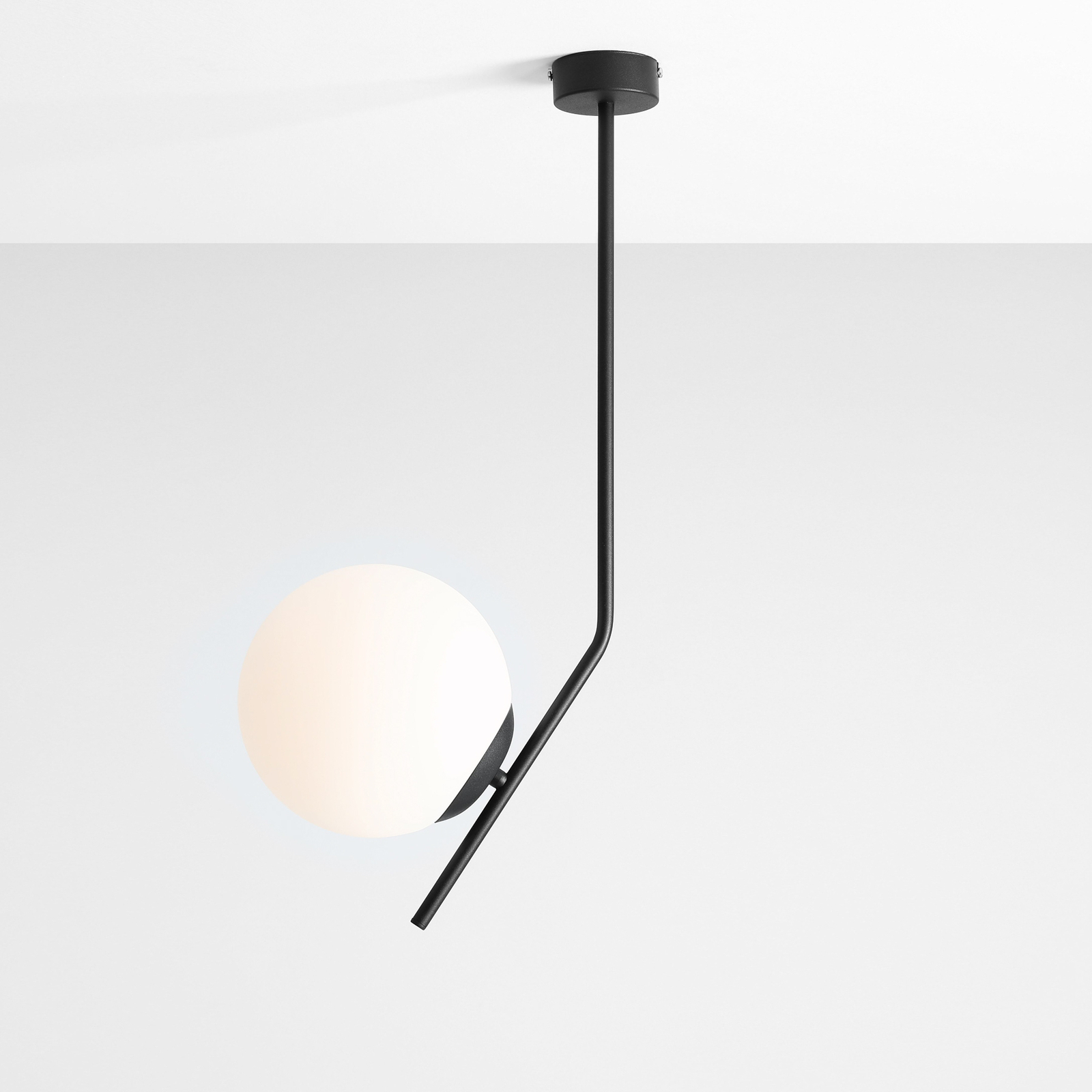 Dione ceiling light, 1-bulb, black