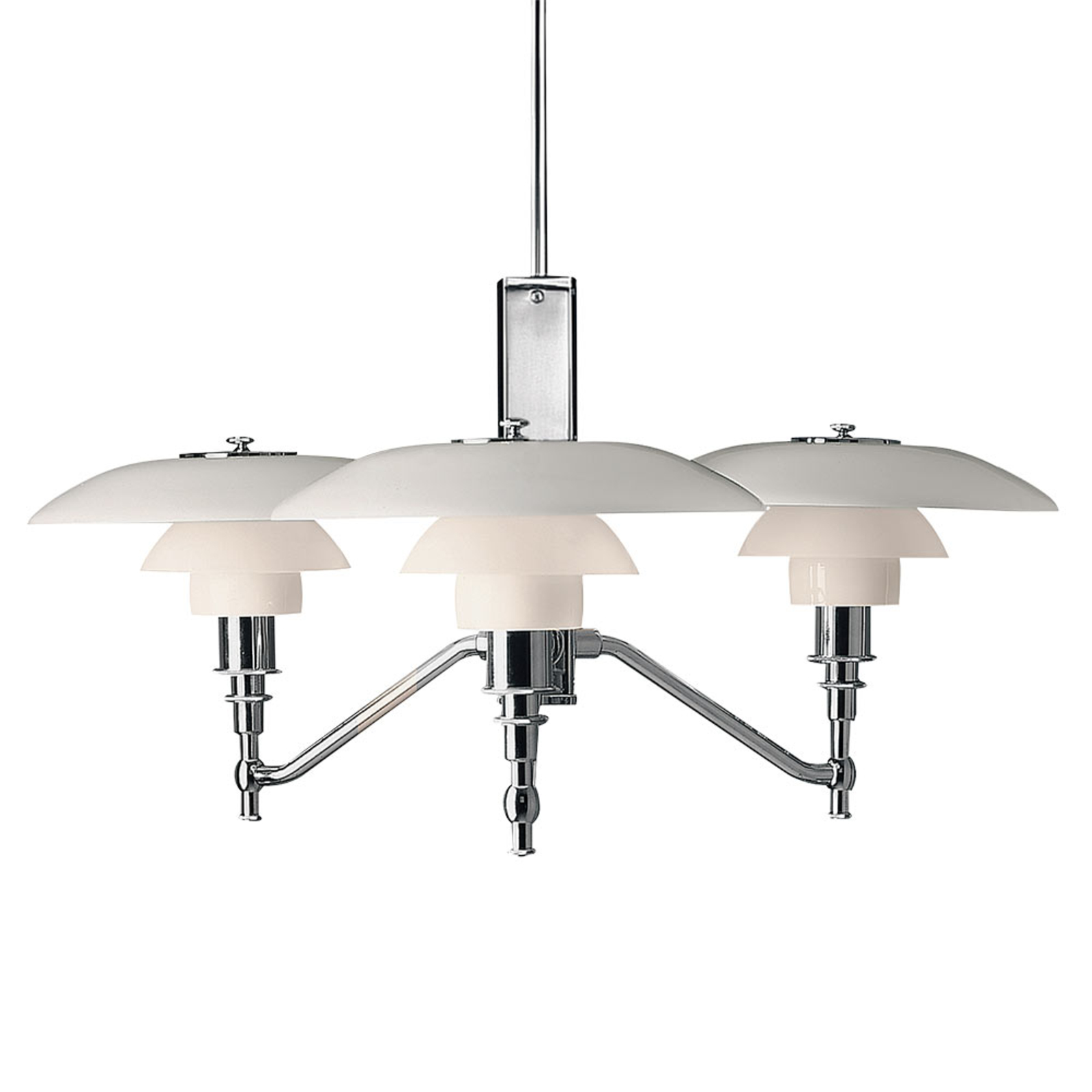 PH 3/2 Akademi Suspension Chrome Plated - Louis Poulsen