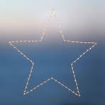 LED декоративна звезда Liva Star, златна, Ø 70 cm