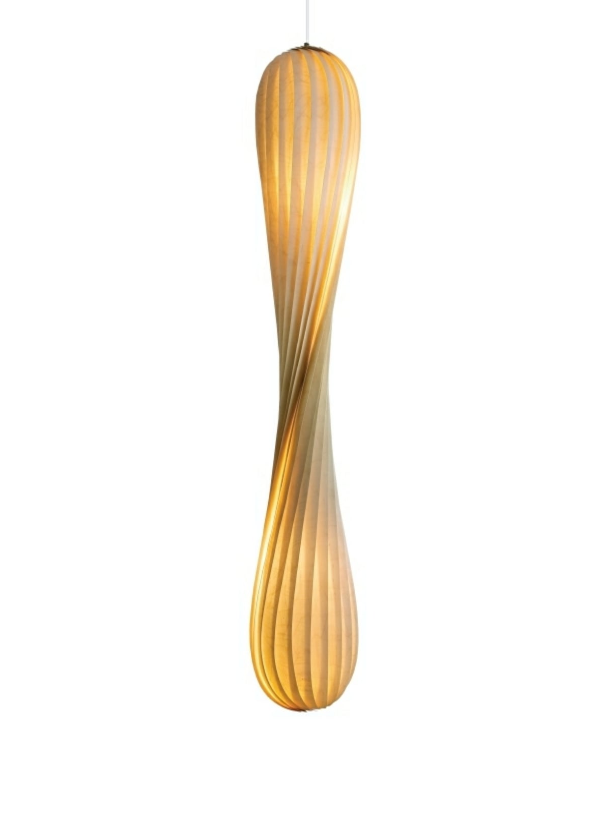 Lampada a sospensione Tom Rossau TR7, legno di betulla, altezza 145 cm, E27