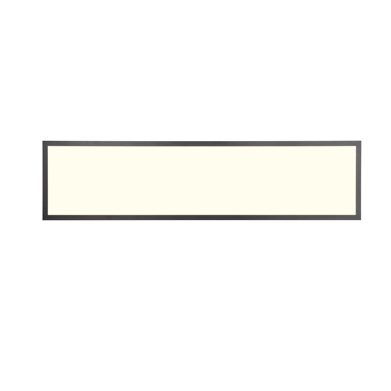 Plafonnier LED Beta, longueur 119 cm, noir, RGBW, CCT