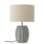 Tali bordlampe, creme/grøn, metal – Bloomingville