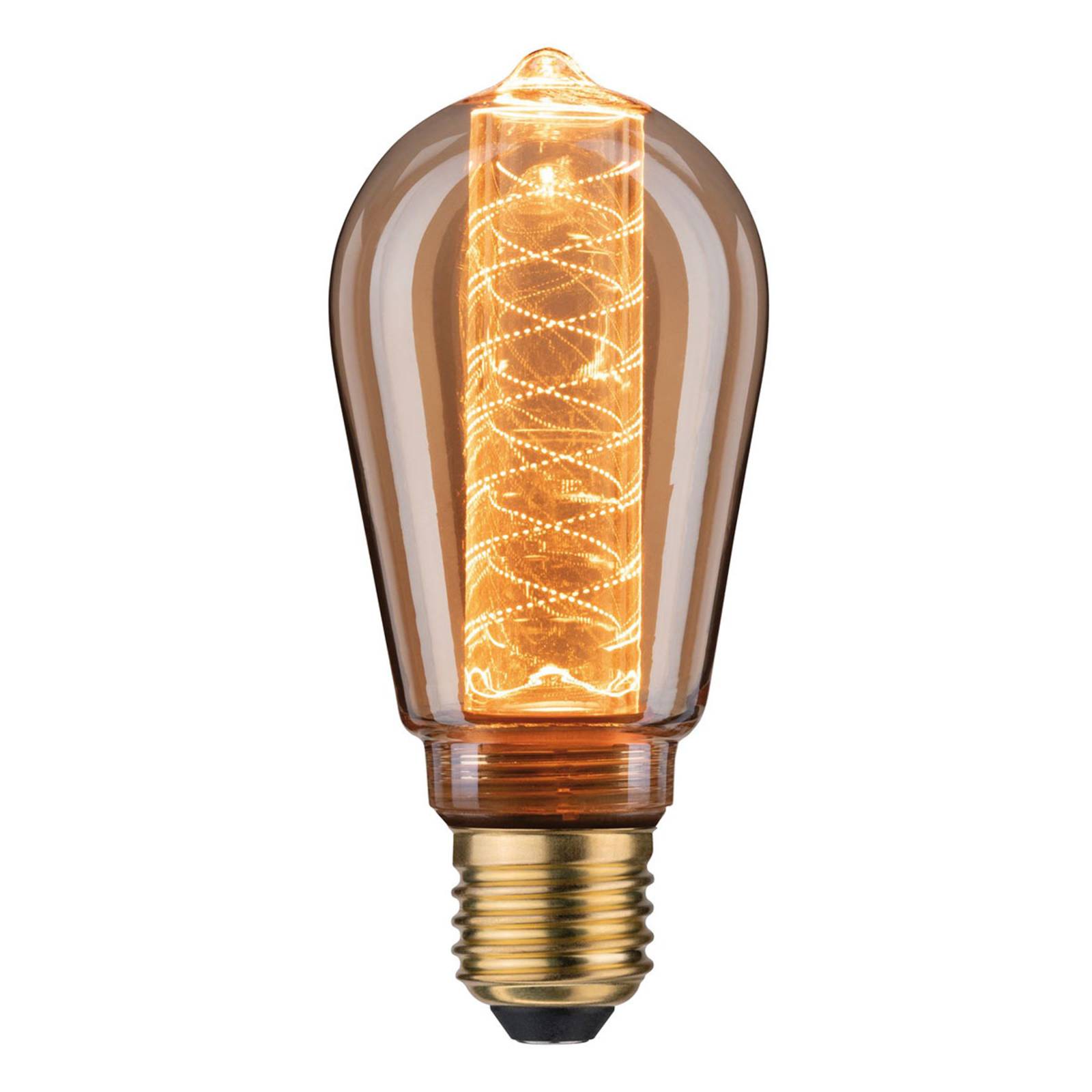 Ampoule LED E27 ST64 4 W Inner Glow motif spirale