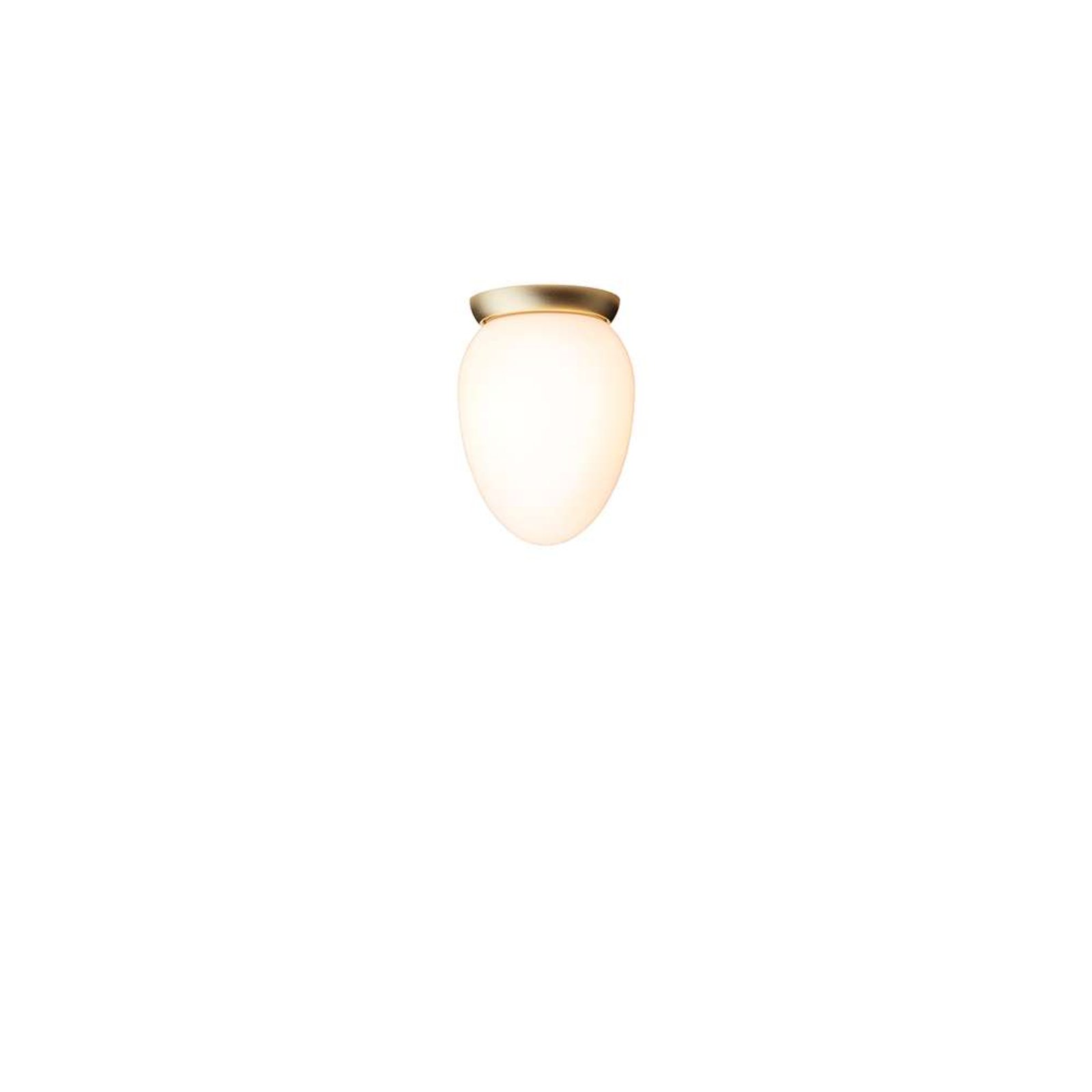 Rizzatto 171 Vägg-/Plafond Satin Brass/Opal - Nuura