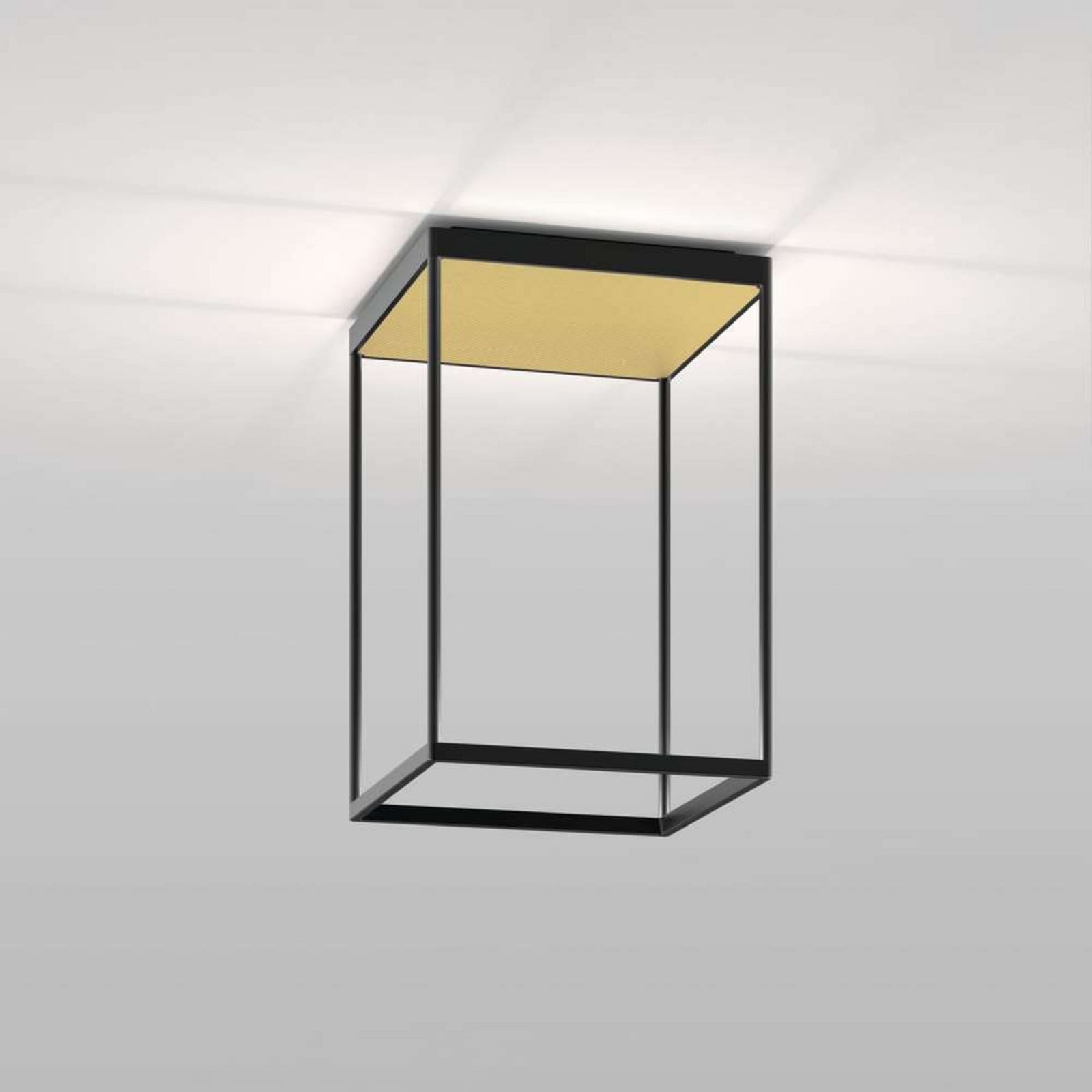 Reflex 2 LED-loftlampe, sort/guld Serien Lighting - Stue - Aluminium