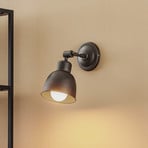 Emoti wall light, one-bulb, anthracite