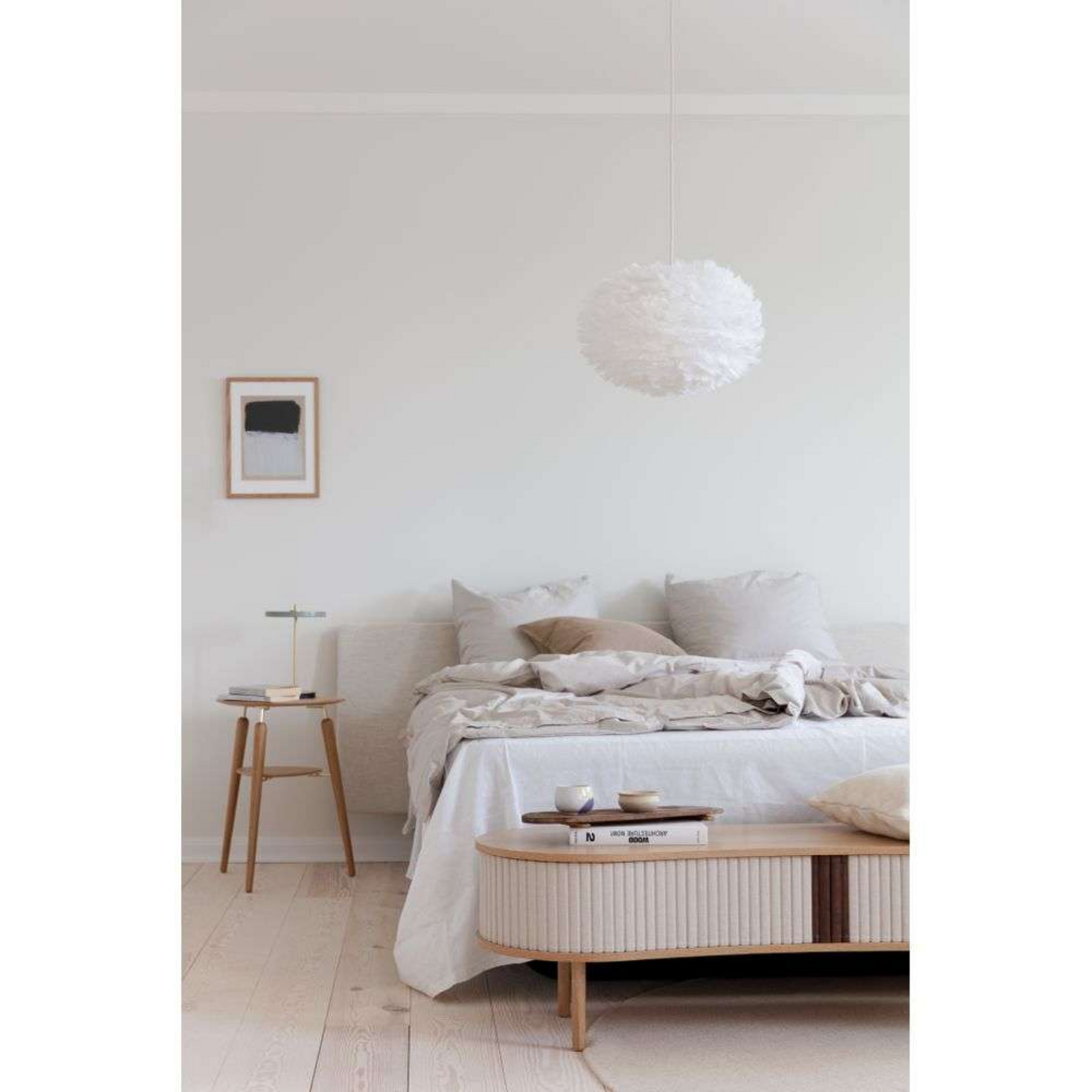 Eos Pendant Medium White/White - UMAGE