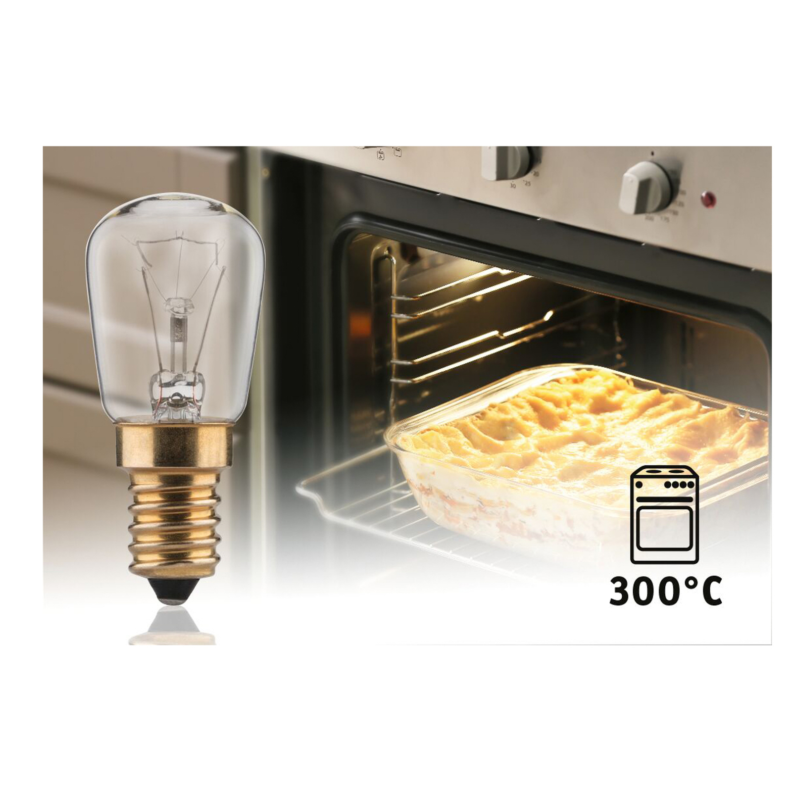 Paulmann E14 40 W oven lamp clear 2,500 K 280 lm
