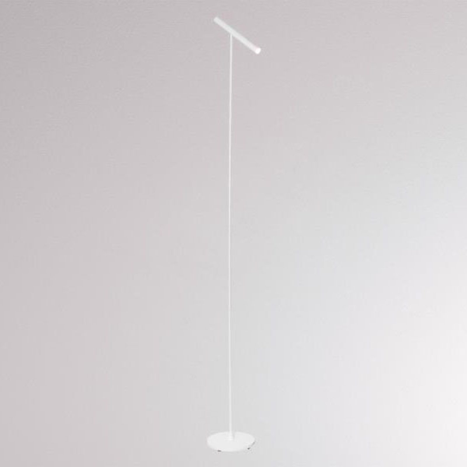 LOUM Meyjo LED floor lamp sensor dim white, for Living / Dining Room, aluminium, 9 W, energy efficiency: A+, H: 170 cm