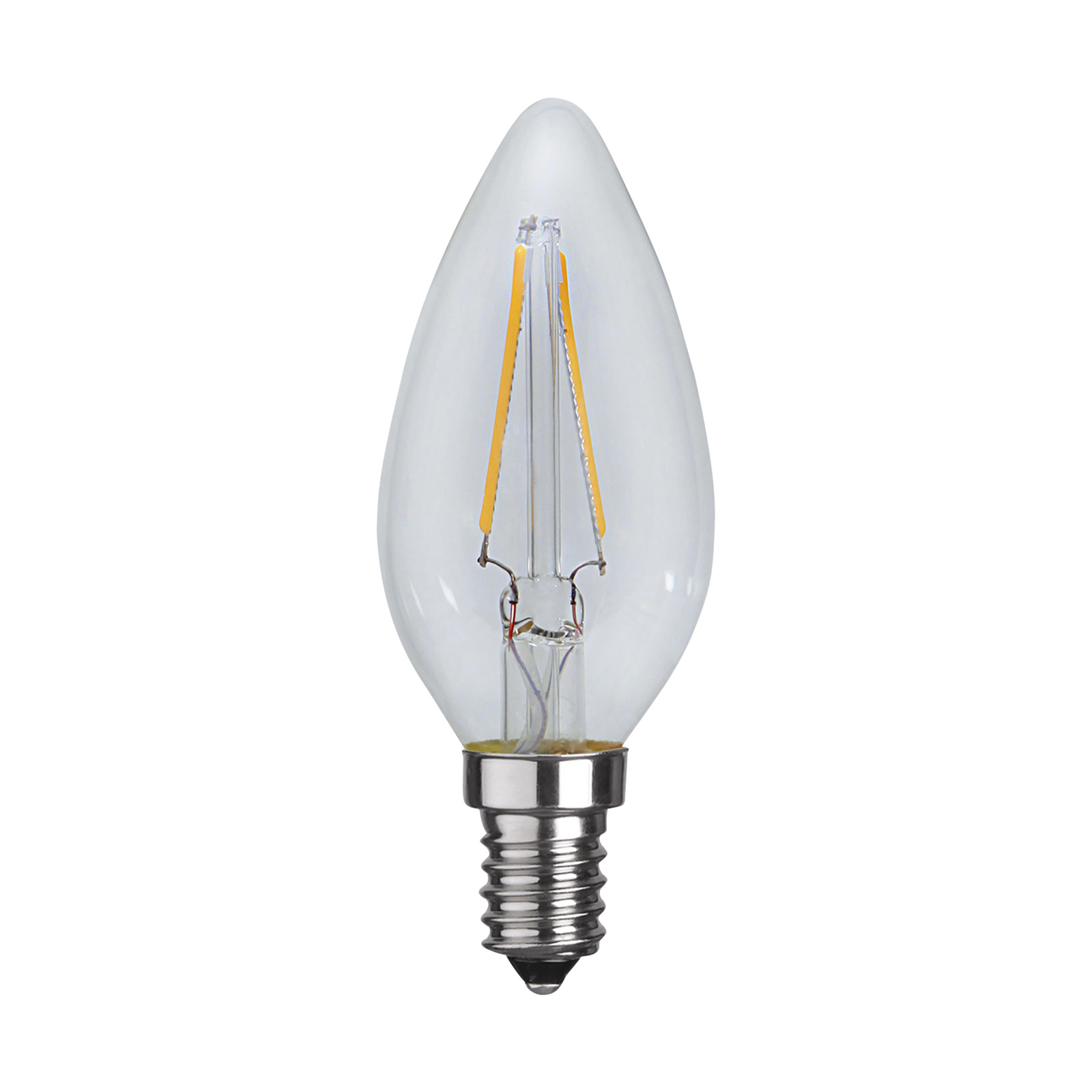 LED-kronljuslampa C35 filament E14 1,5W 2 700 K