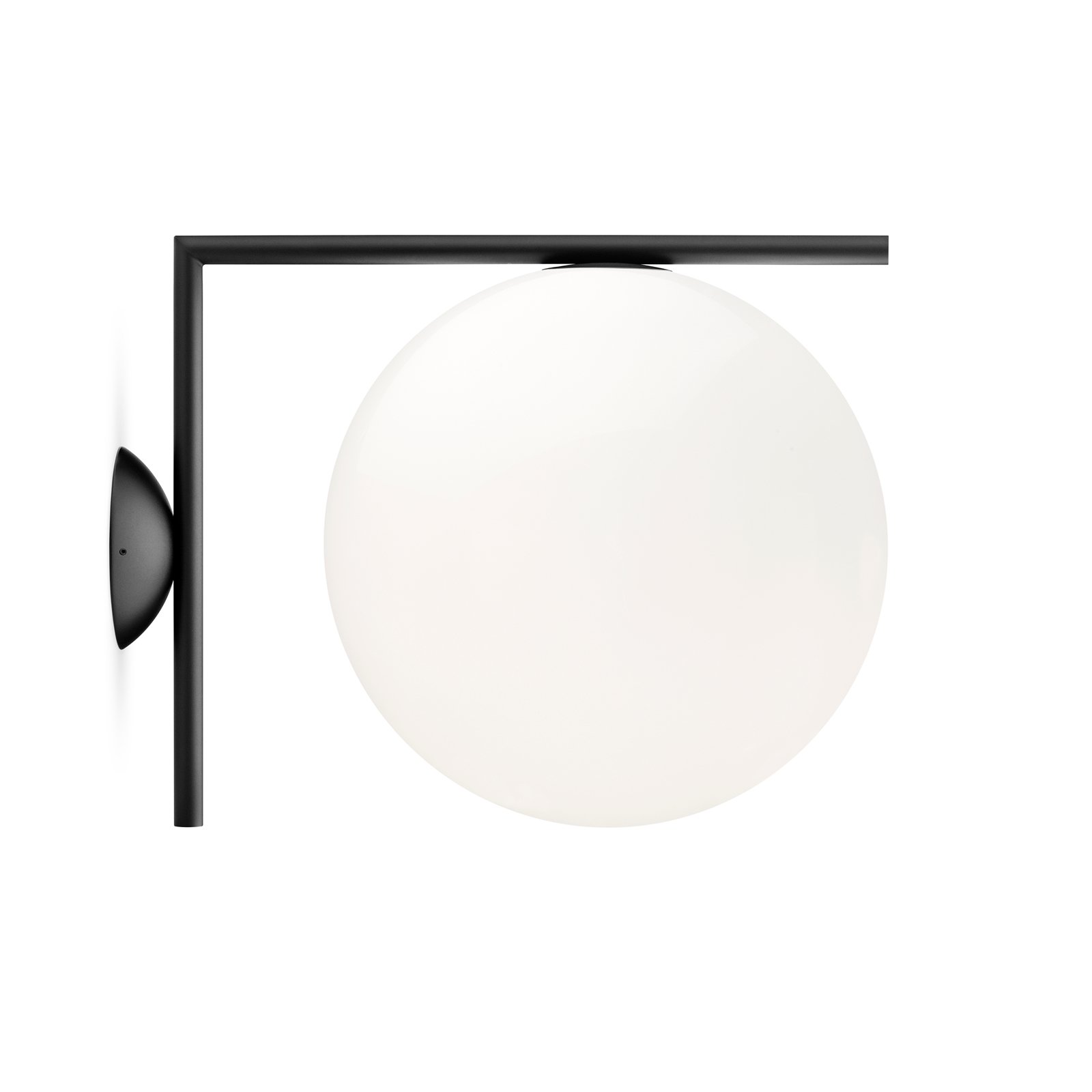 IC C/W2 Ceiling Lamp/Wall Lamp Matte Black - Flos