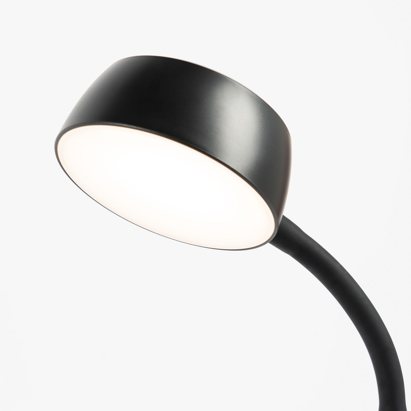 Lindby Tijan LED-Tischleuchte, schwarz, Flexarm