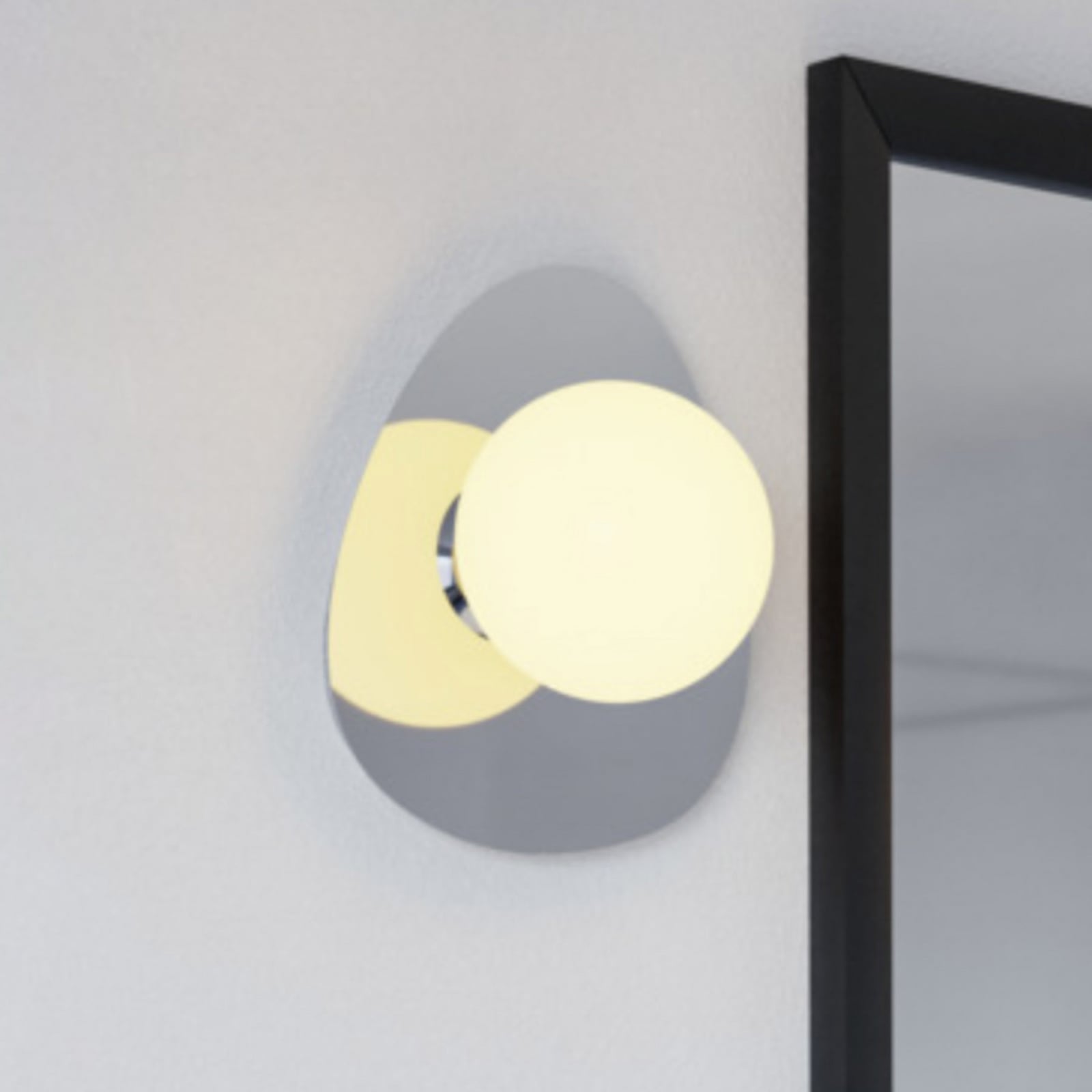 EGLO plafondlamp CASTROVIDO chroom 24 cm, 1-lamp, IP44 G9-LED
