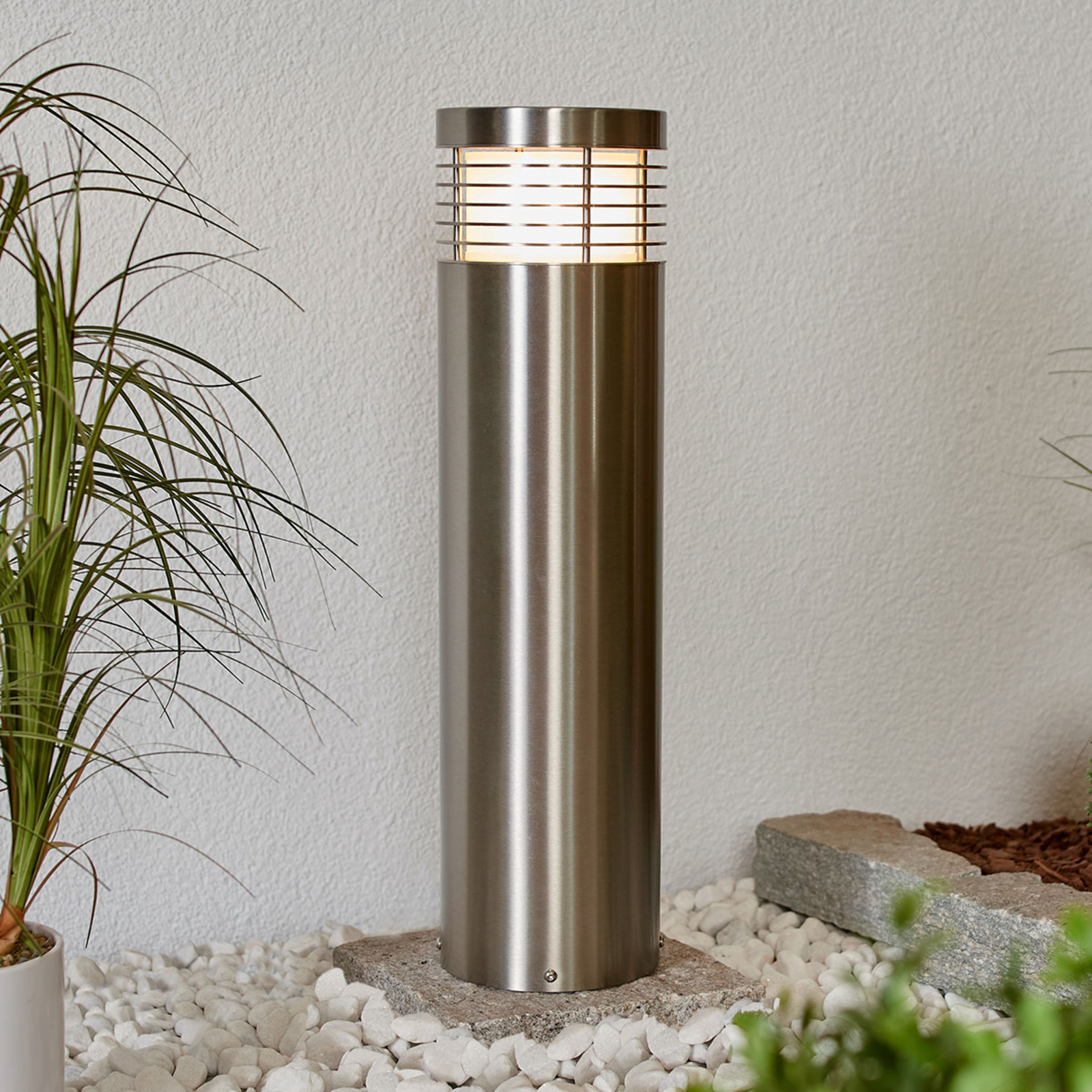 Stainless steel path lamp Tomita, 60 cm