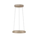 E-Loop LED-Hängeleuchte, bronze, Ø 50 cm, Alu, CCT - PURE
