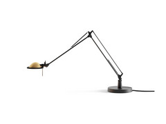 Berenice Tischleuchte 45x45 Messing/Schwarz - Luceplan