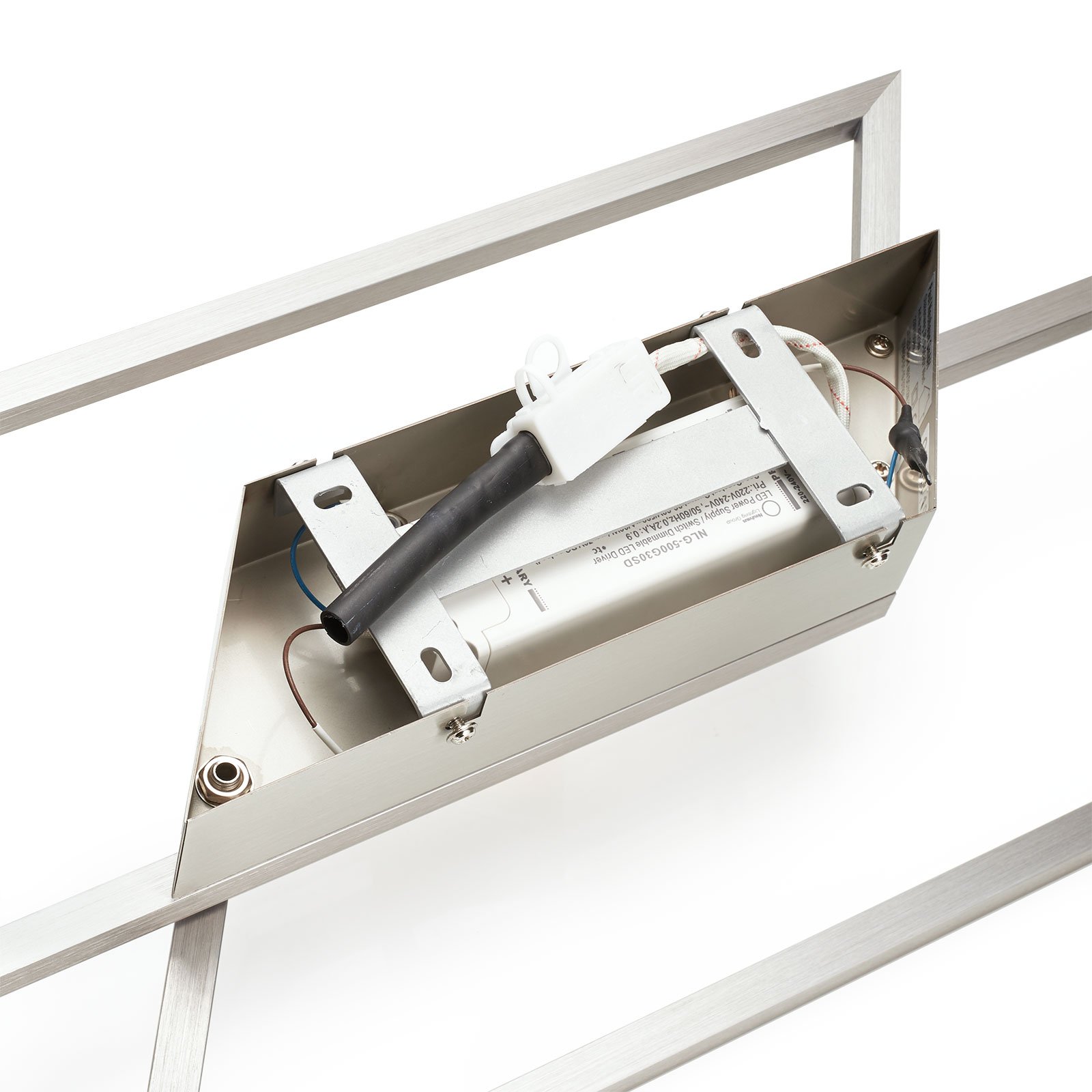 Paul Neuhaus LED ceiling lamp Inigo, 2-bulb, dimmable