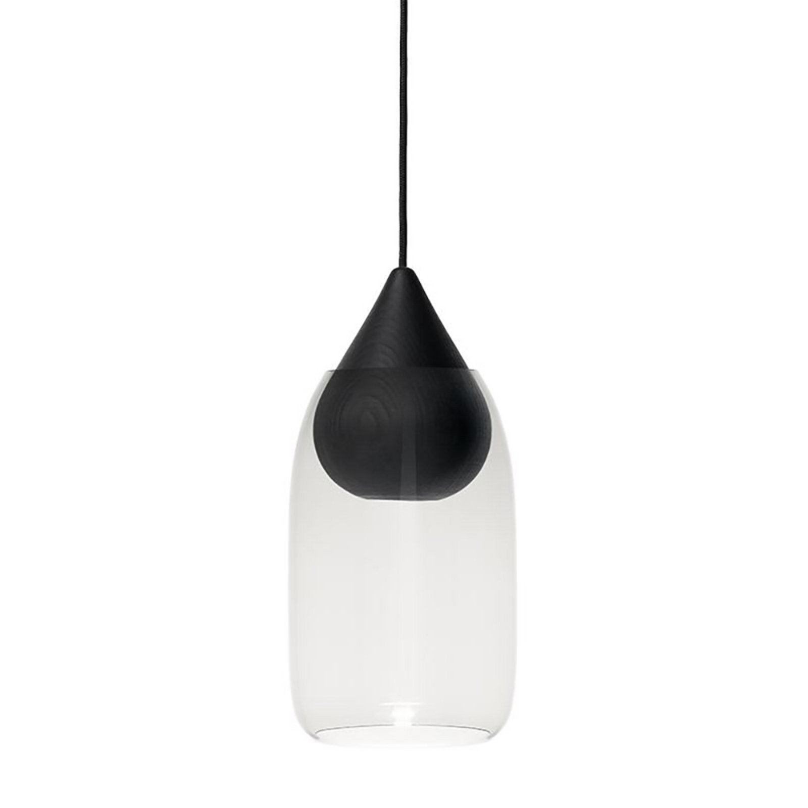 Liuku Pendant Drop Black/Transparent - Mater