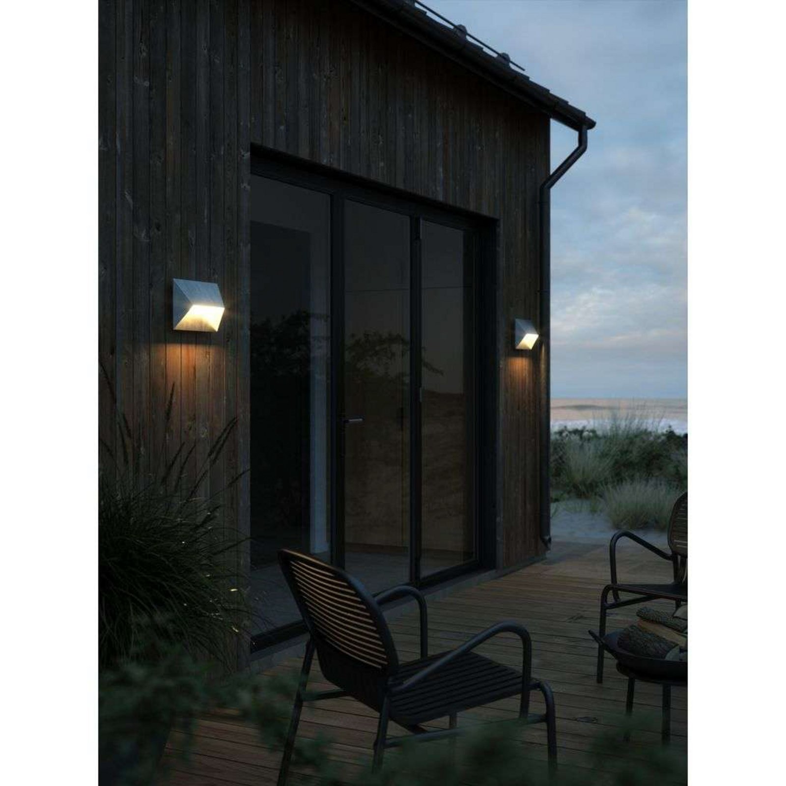 Pontio 27 Aplica de Exterior Galvanized Steel - Nordlux