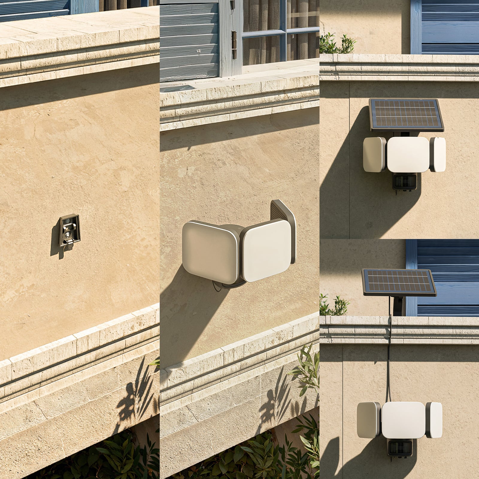 Philips LED-sončna svetilka Zyren, črna, 5.000 K, senzor, IP65 Philips LED-sončna svetilka Zyren, črna, 5.000 K, senzor, IP65