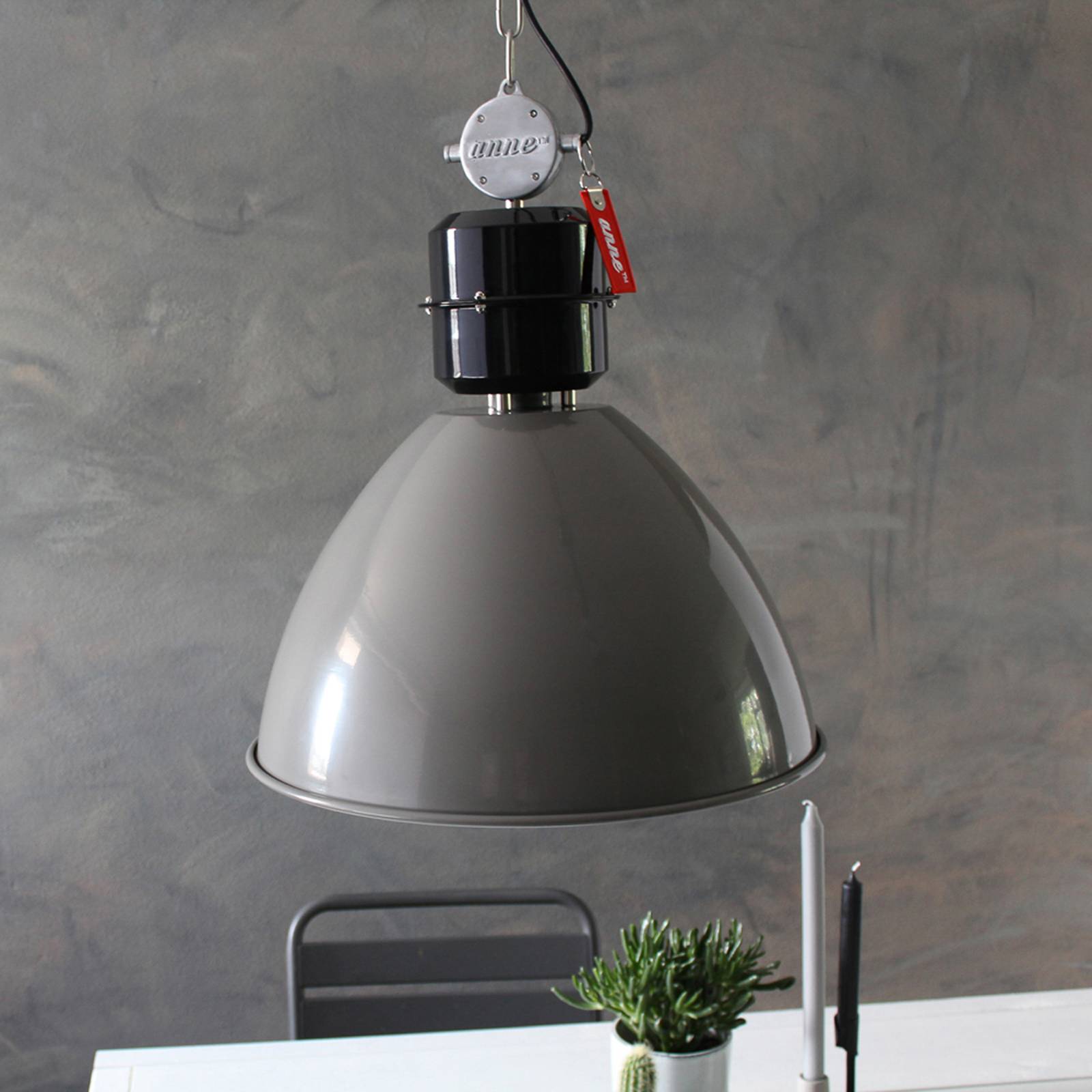 Photos - Chandelier / Lamp Steinhauer Frisk pendant light in grey 