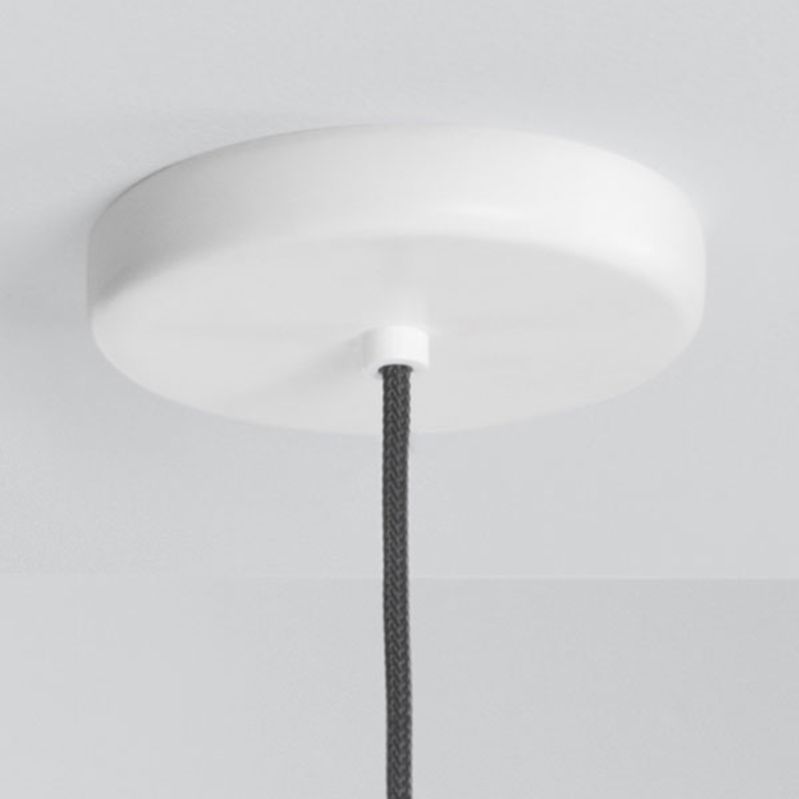 Fabbian Claque LED-Hängeleuchte 30 cm weiß