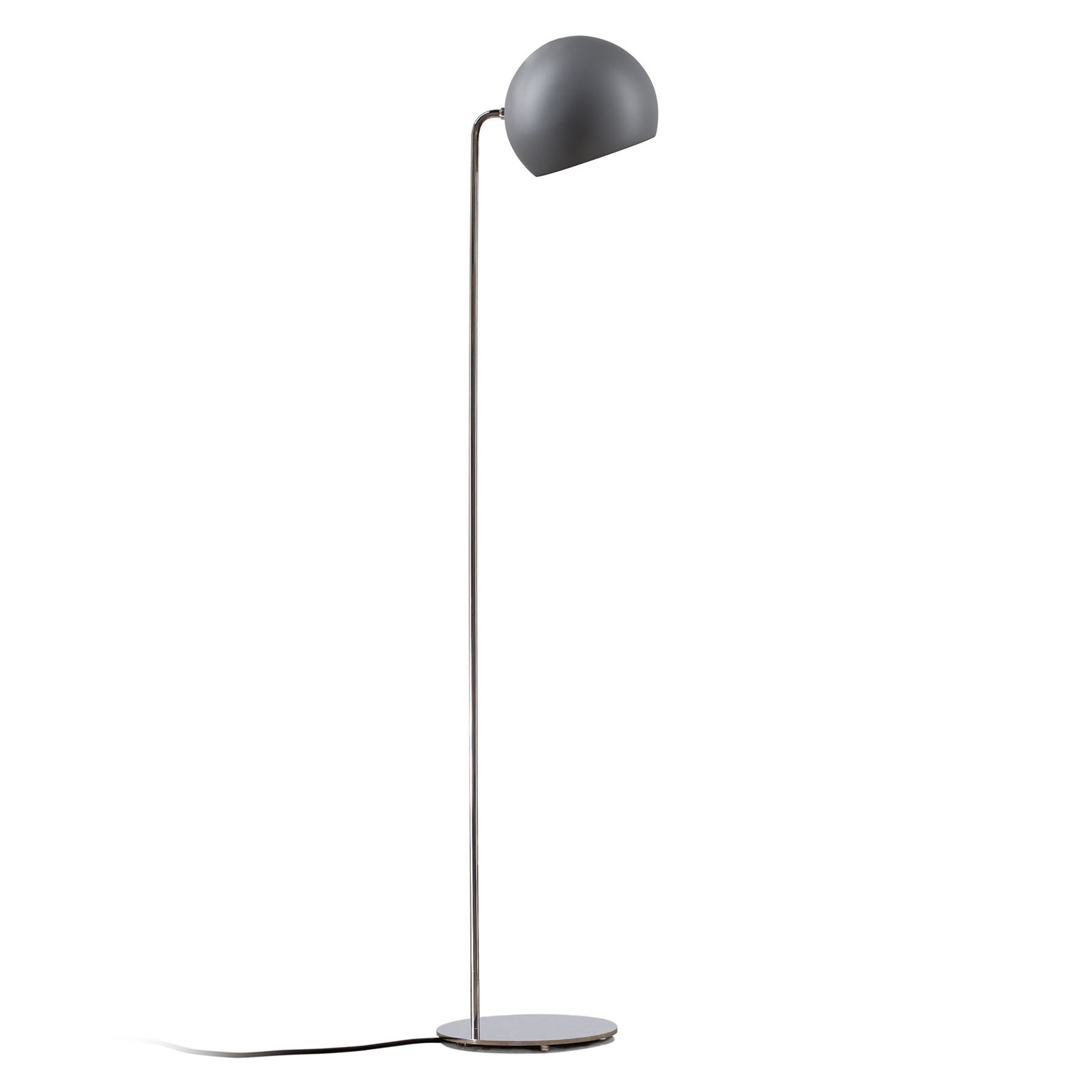 Nyta Tilt Globe Podna svjetiljka od nehrđajućeg čelika siva