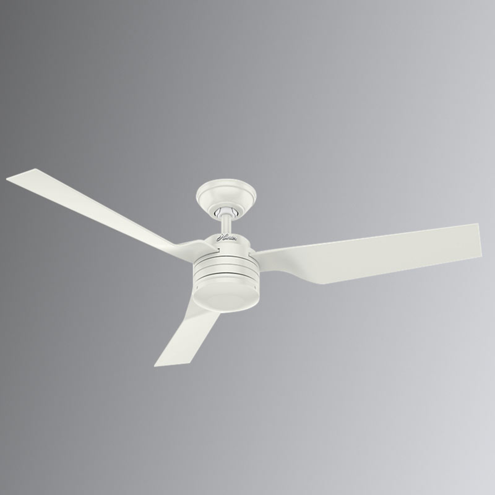 Hunter Cabo Frio - simple ceiling fan, for Living / Dining Room, steel, H: 32.5 cm
