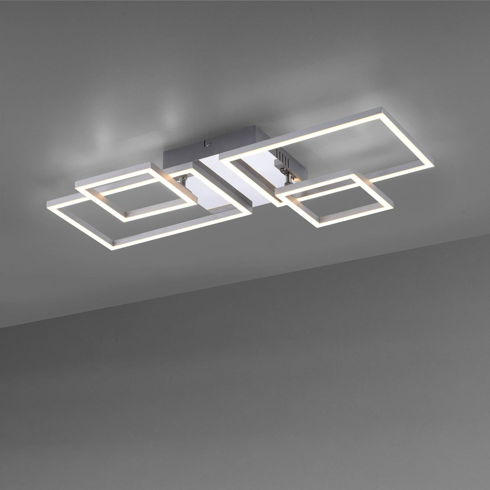 E-shop Iven LED stropné svietidlo, oceľ, 32,4x30cm