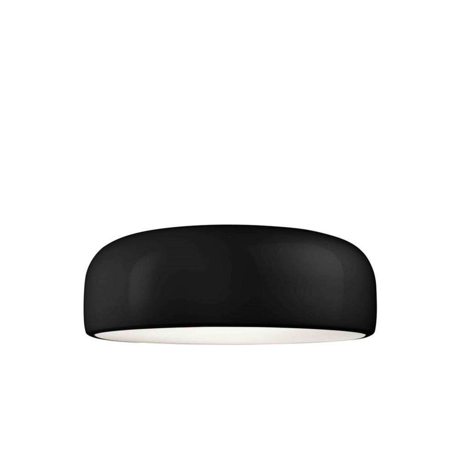 FLOS Smithfield C LED stropná lampa, čierna matná