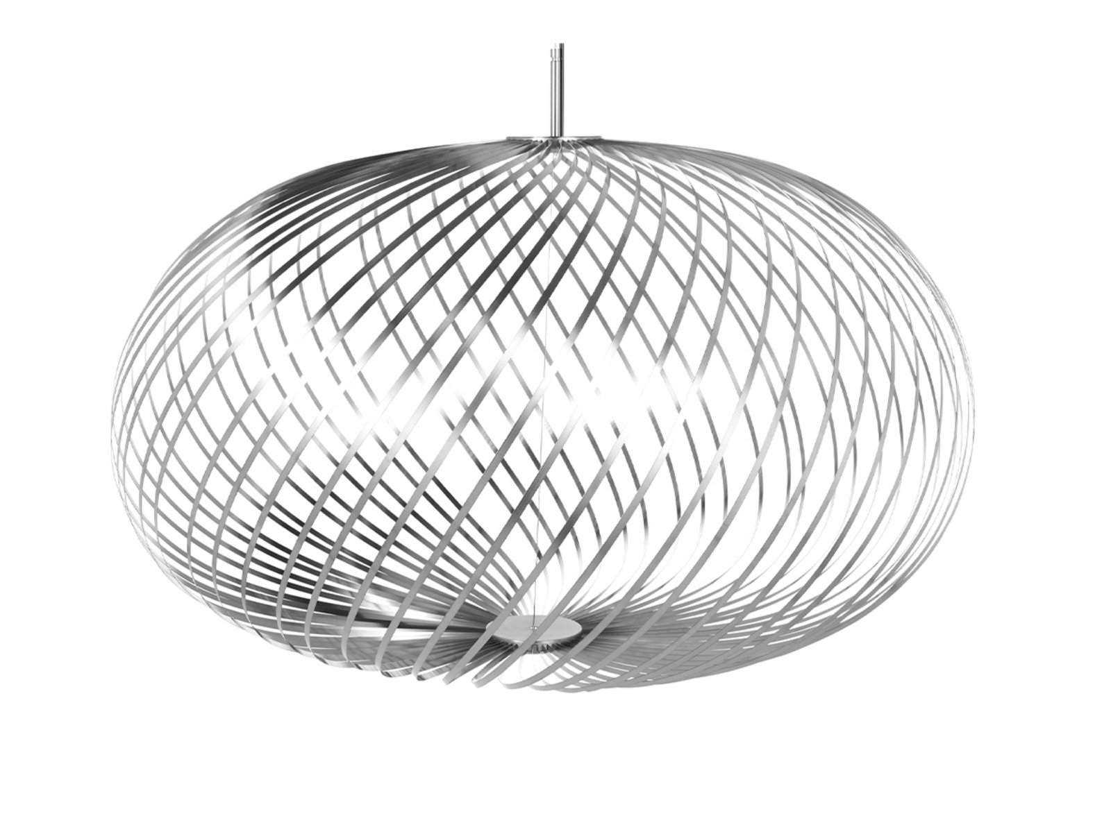 Spring Závěsná Lampa Large Silver- Tom Dixon