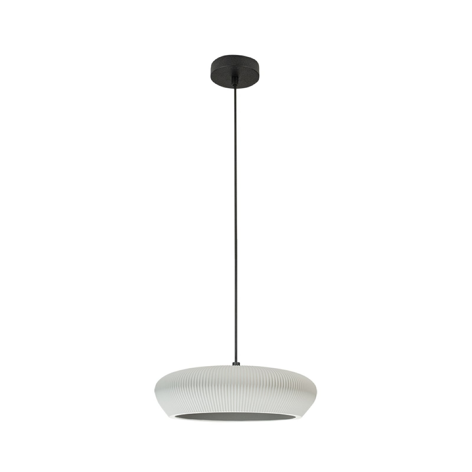 Hängeleuchte 2592, grau, Ø 29 cm, Ton, G9