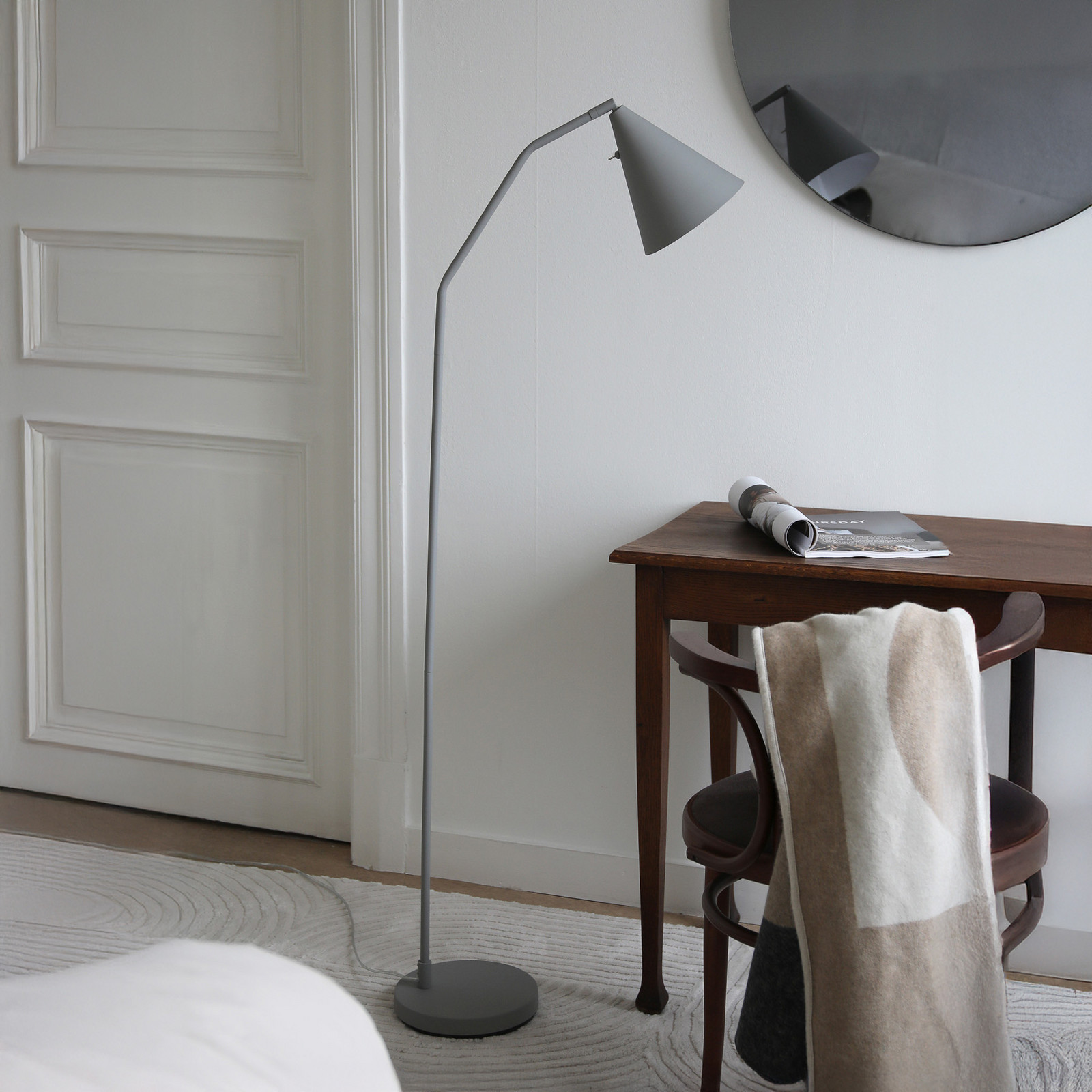 Markslöjd Lampadar LED Funil gri metal dimabil - Camera de zi / sufragerie - Modern