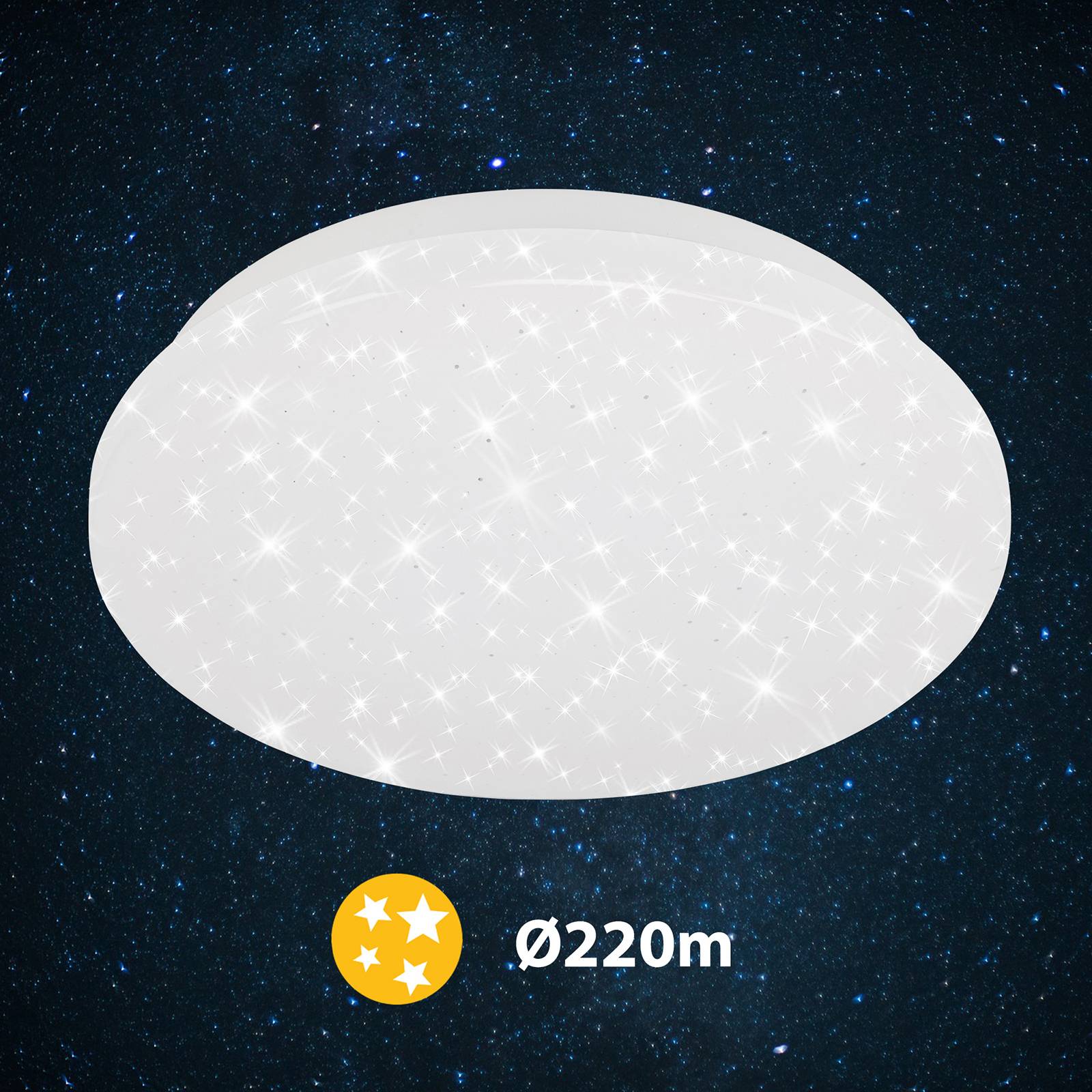 LED plafondlamp 3388-016 sterrenhemel 22cm