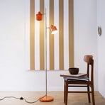 Dyberg Larsen Ocean vloerlamp, oranje, hoogte 160 cm, metaal