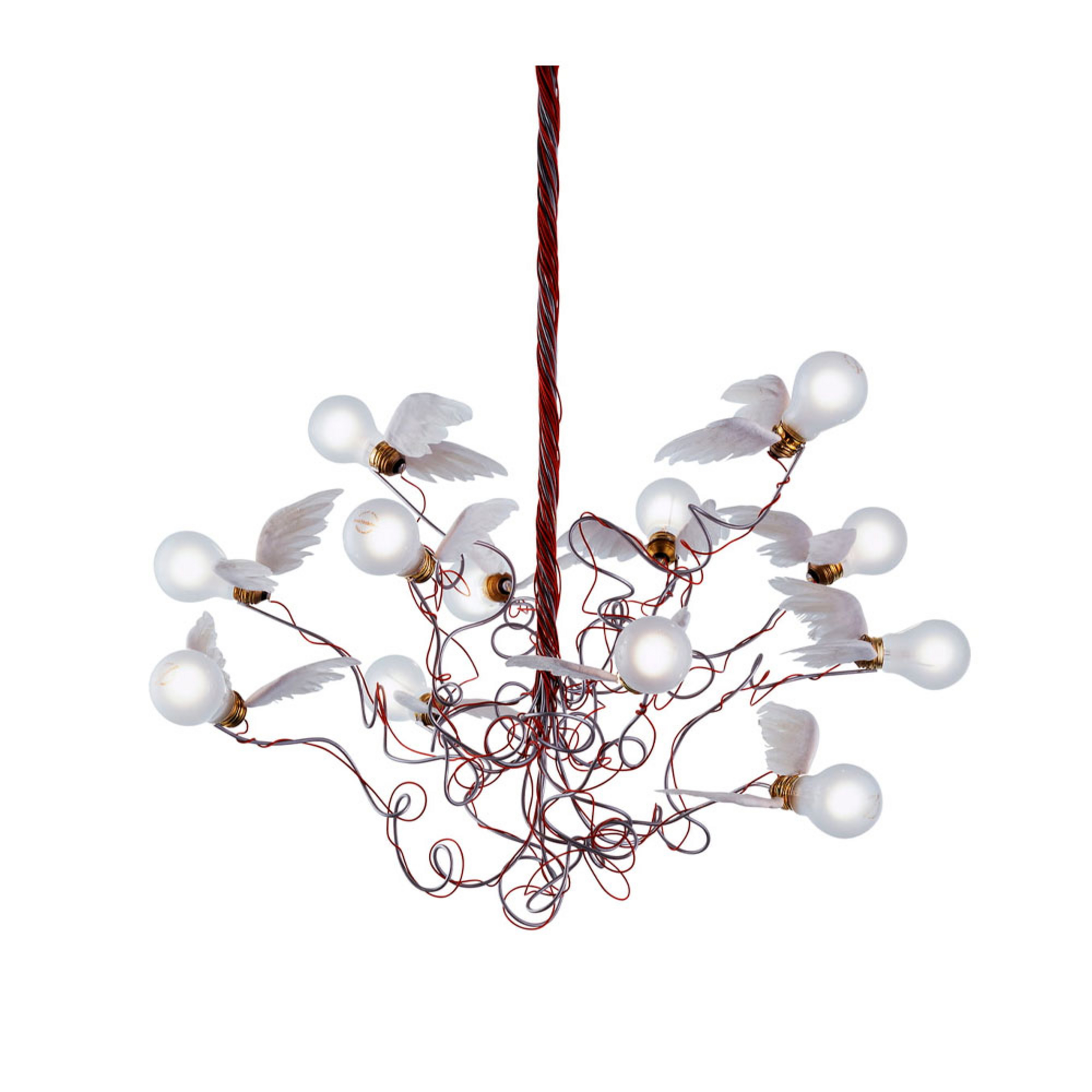 Birdie LED Pendant Red - Ingo Maurer