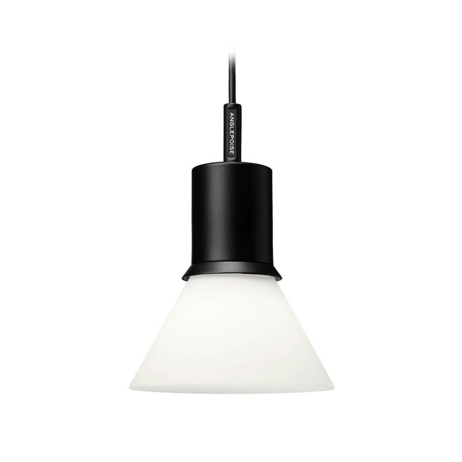Lampă suspendată Type 80, negru/alb opal/mat - Anglepoise
