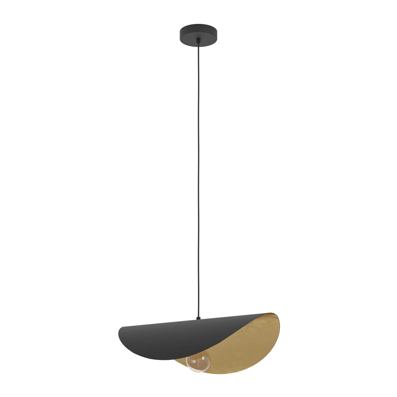 EGLO Stars of Light rippvalgustid Saceda 53 cm pikk must/kuldne