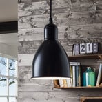 Pendant light Priddy 1, one-bulb, black