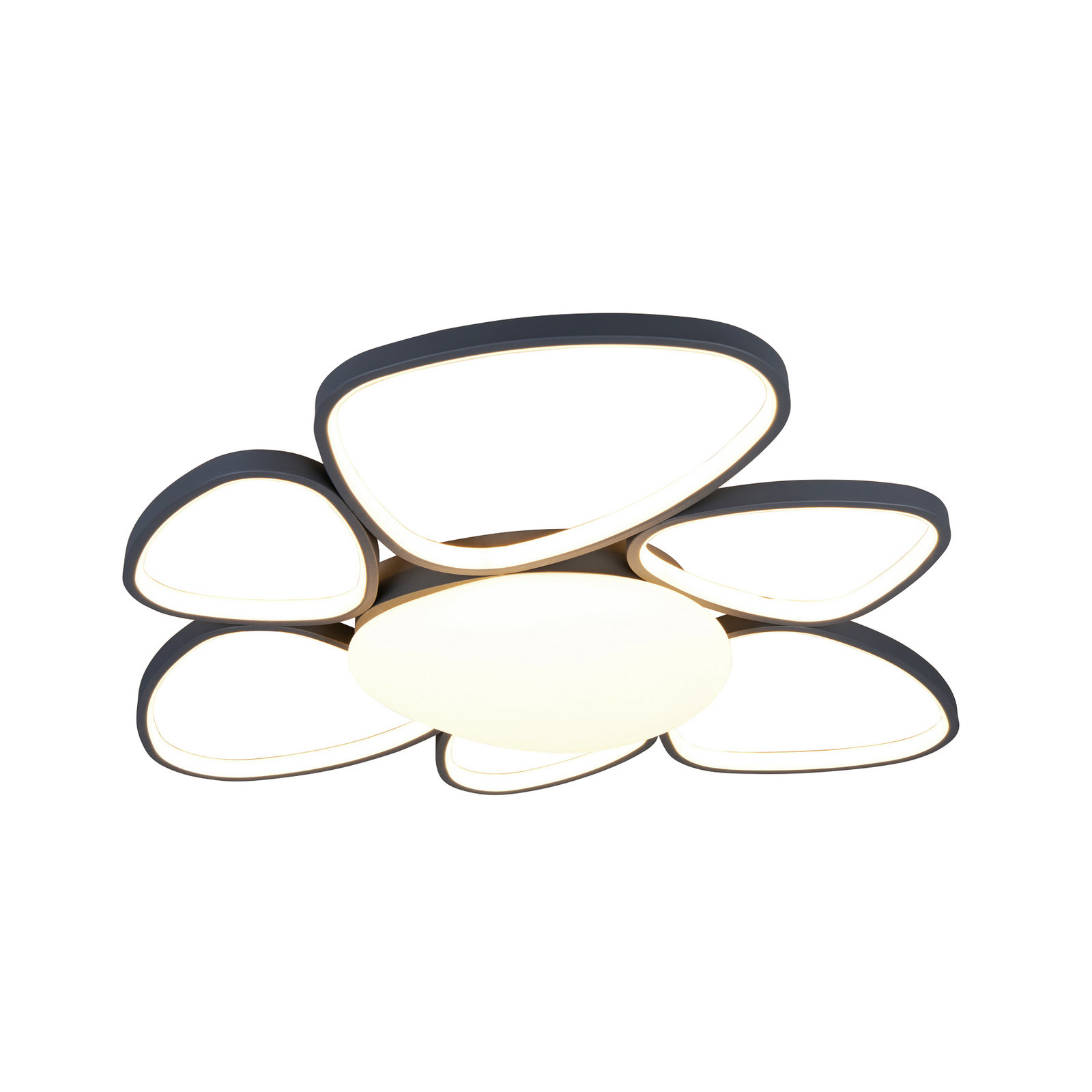 LED plafondlamp Amelio, zwart, 85 cm, CCT, afstandsbediening LED plafondlamp Amelio, zwart, 85 cm, CCT, afstandsbediening