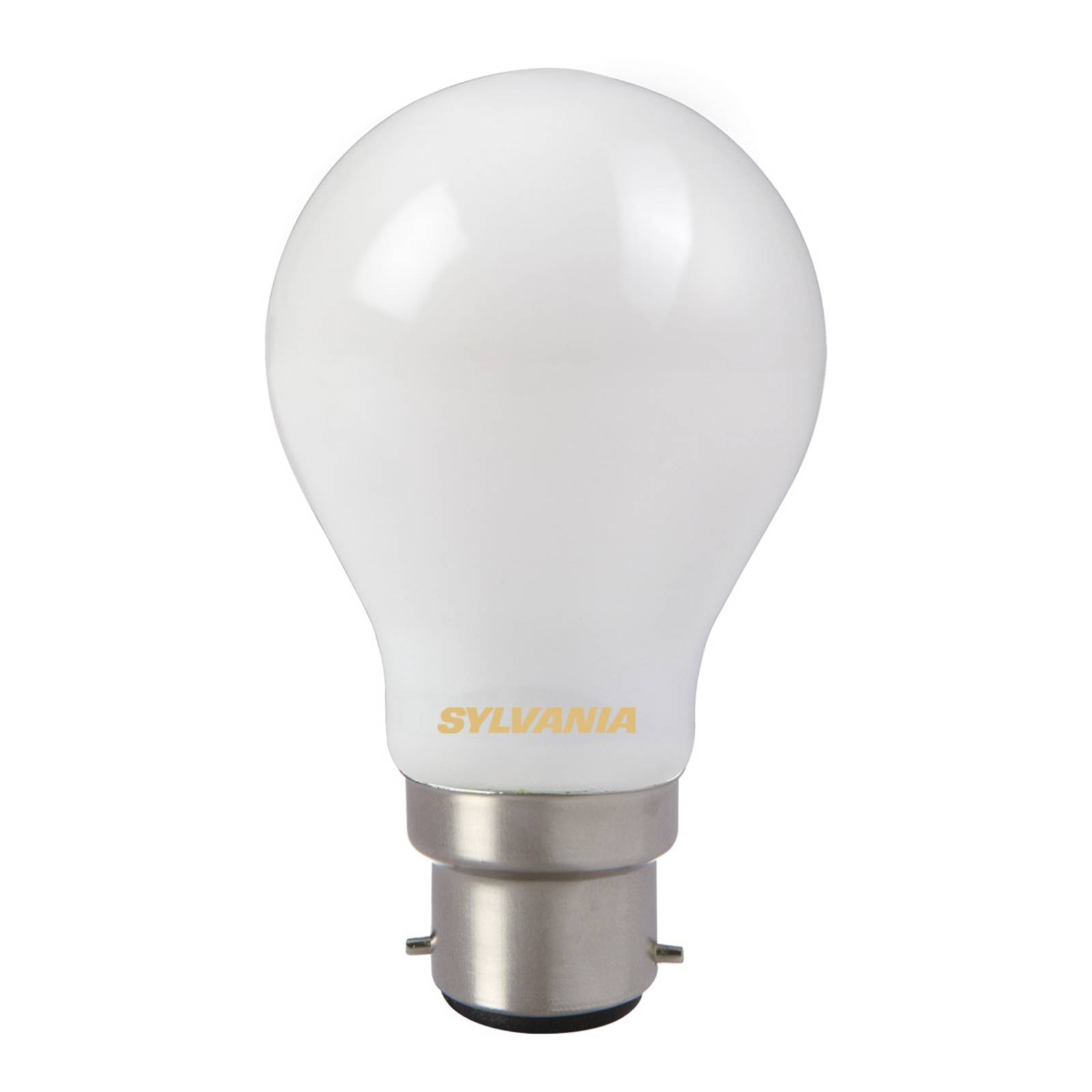 Sylvania Ampoule LED, B22, 7 W, 827, satinée, non dimmable